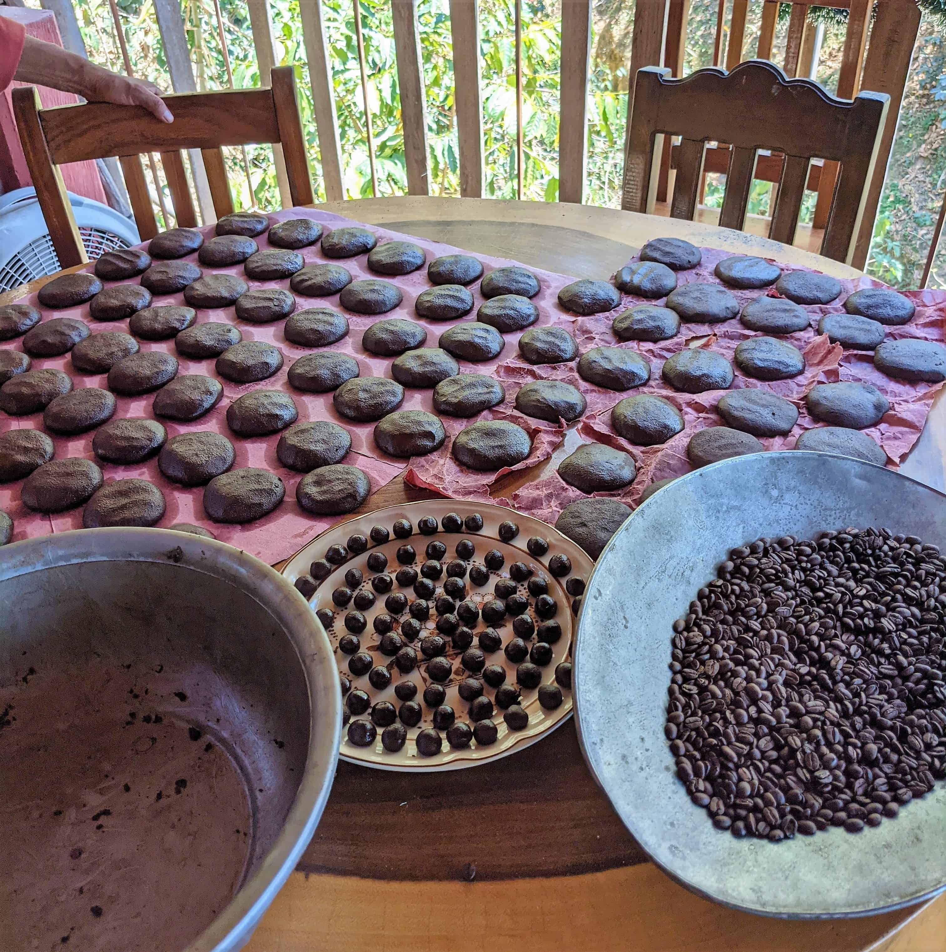 These cookies are made from coffee beans and cacao, mixed, then dried in the sun for a few days. Taking some of these home is one of the best things to do in Pluma Hidalgo!