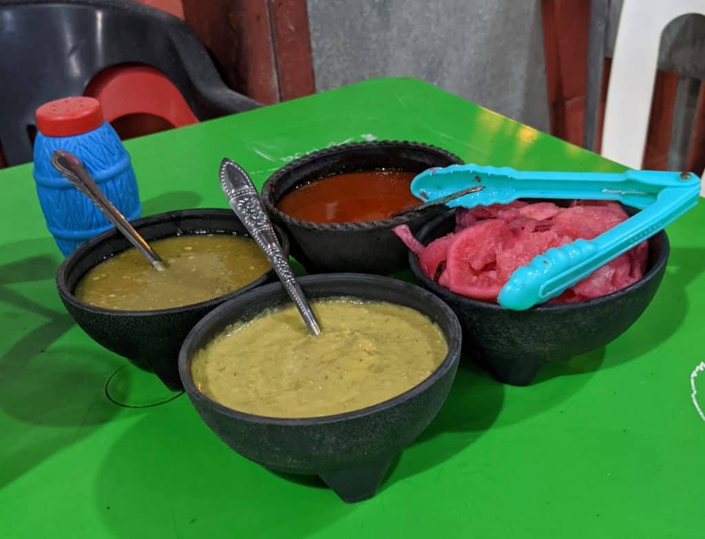 Salsas of Oaxaca