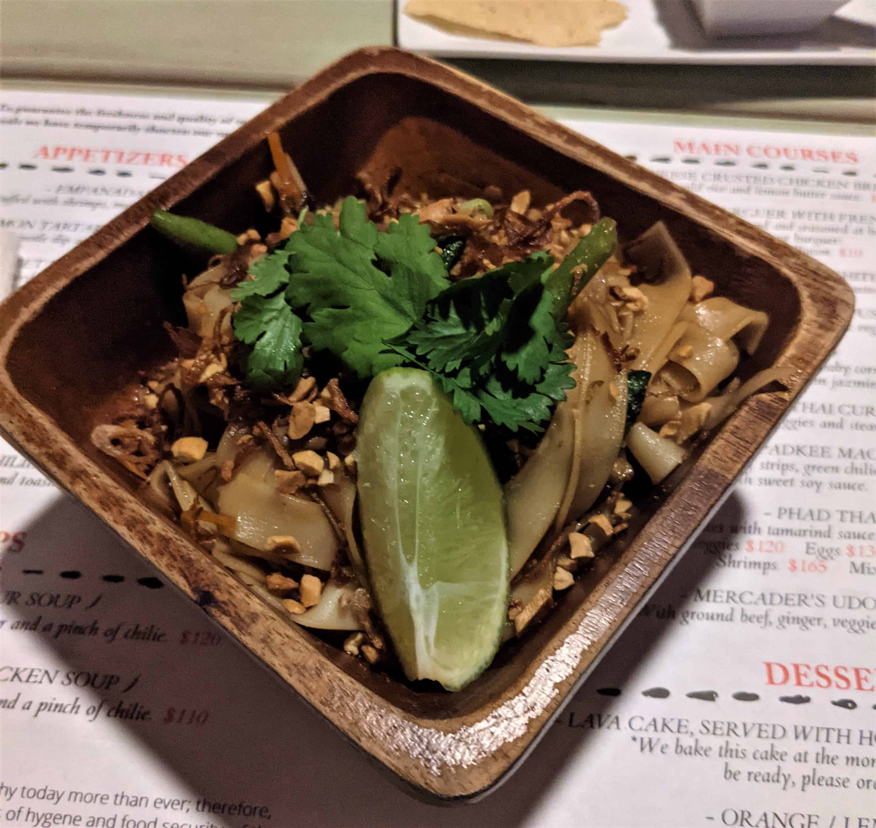 Padkee Mao, my favourite dish at Mercader, the best restaurant in Huatulco