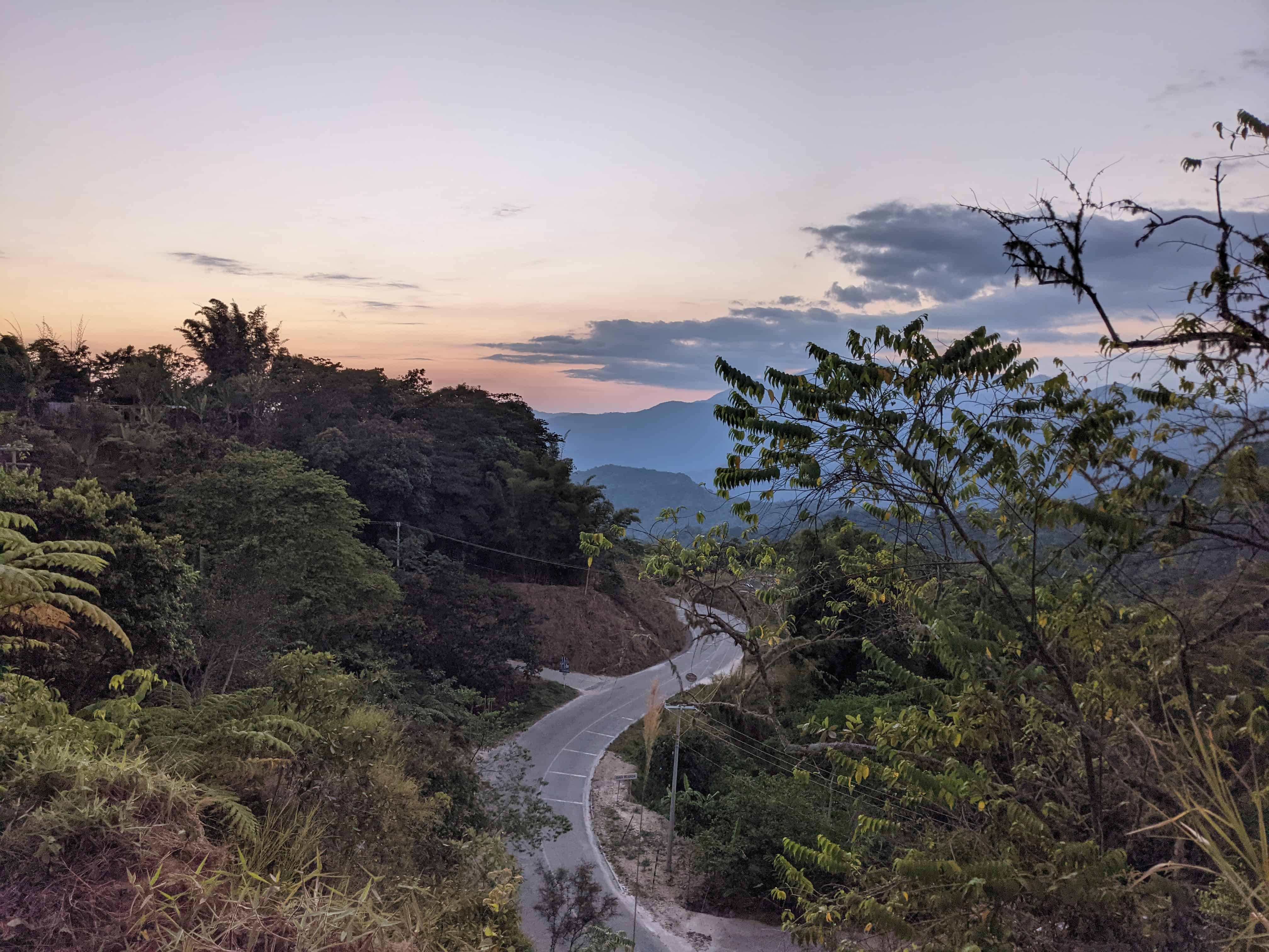 Walking to our Finca from the colectivo, best things to do in Pluma
