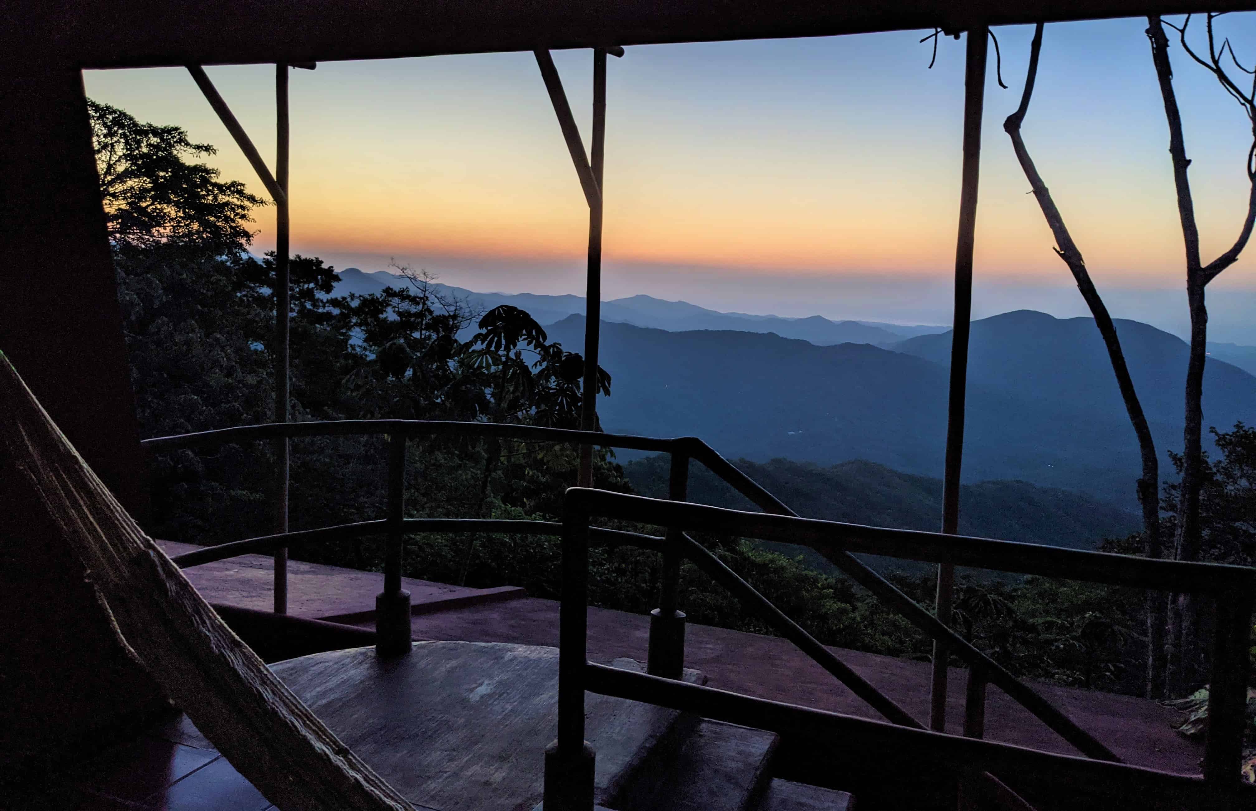 The view from my king suite in Finca Don Gabriel. Worth every penny and was one of the best things I did in Pluma Hidalgo