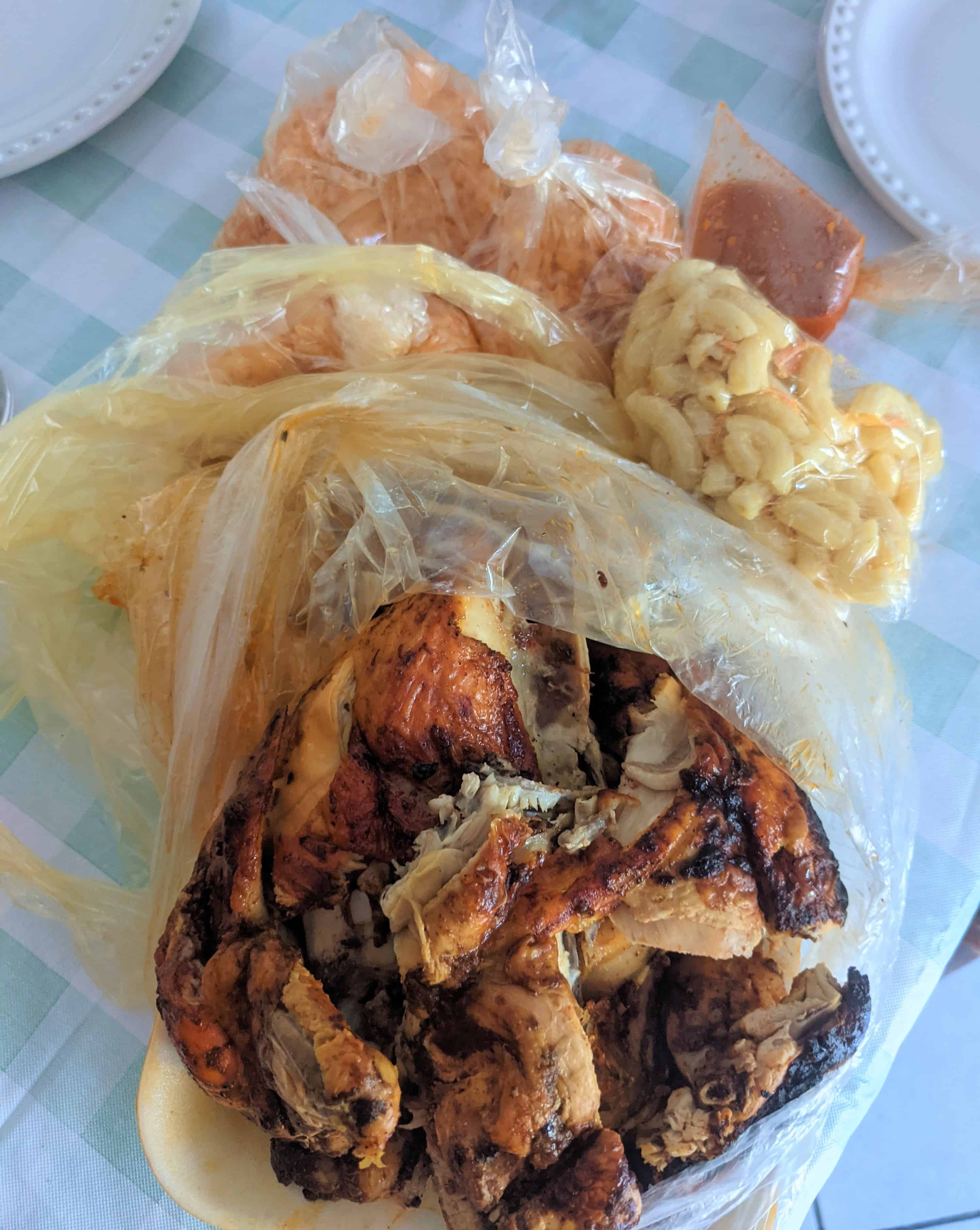 What $150 pesos gets you at Pollo a la Leña