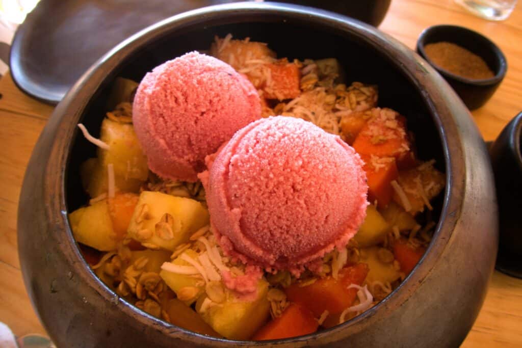 The fruit bowl at romero was incredible!