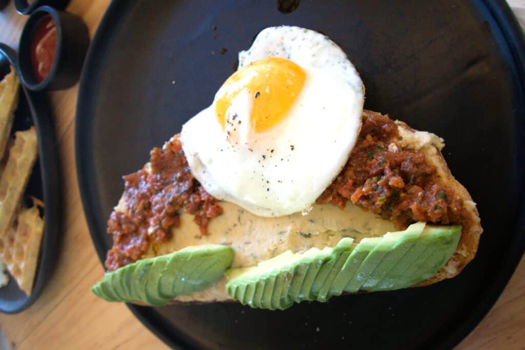 This avacado toast was one of the best breakfasts I've had in Huatulco