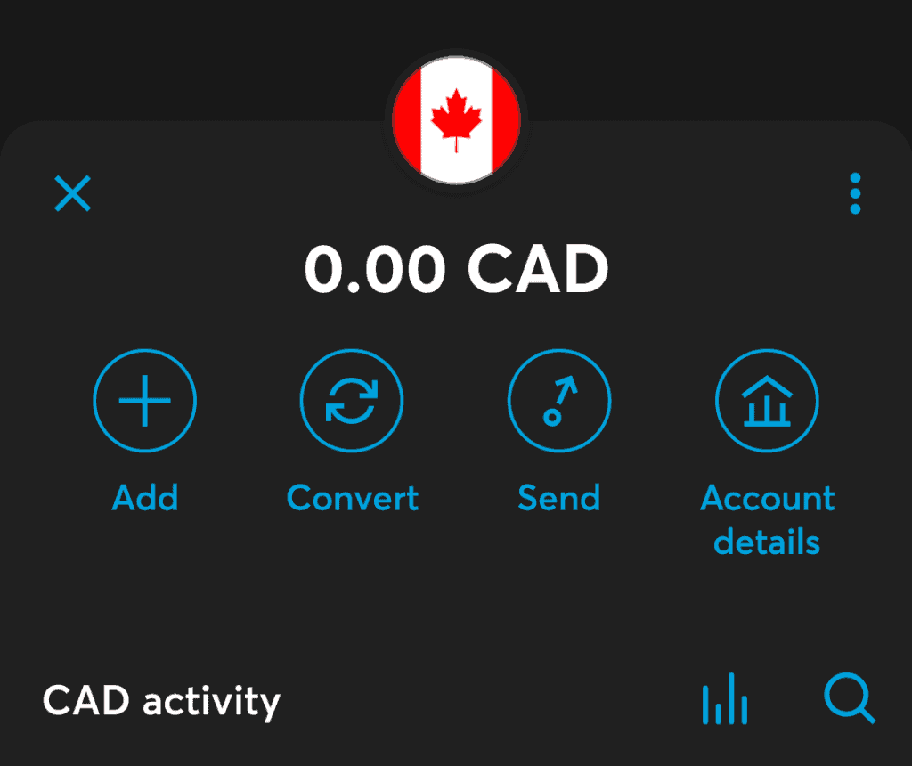 My Canadian dollar bank account in Wise, the best banking option for Candians in Mexico!