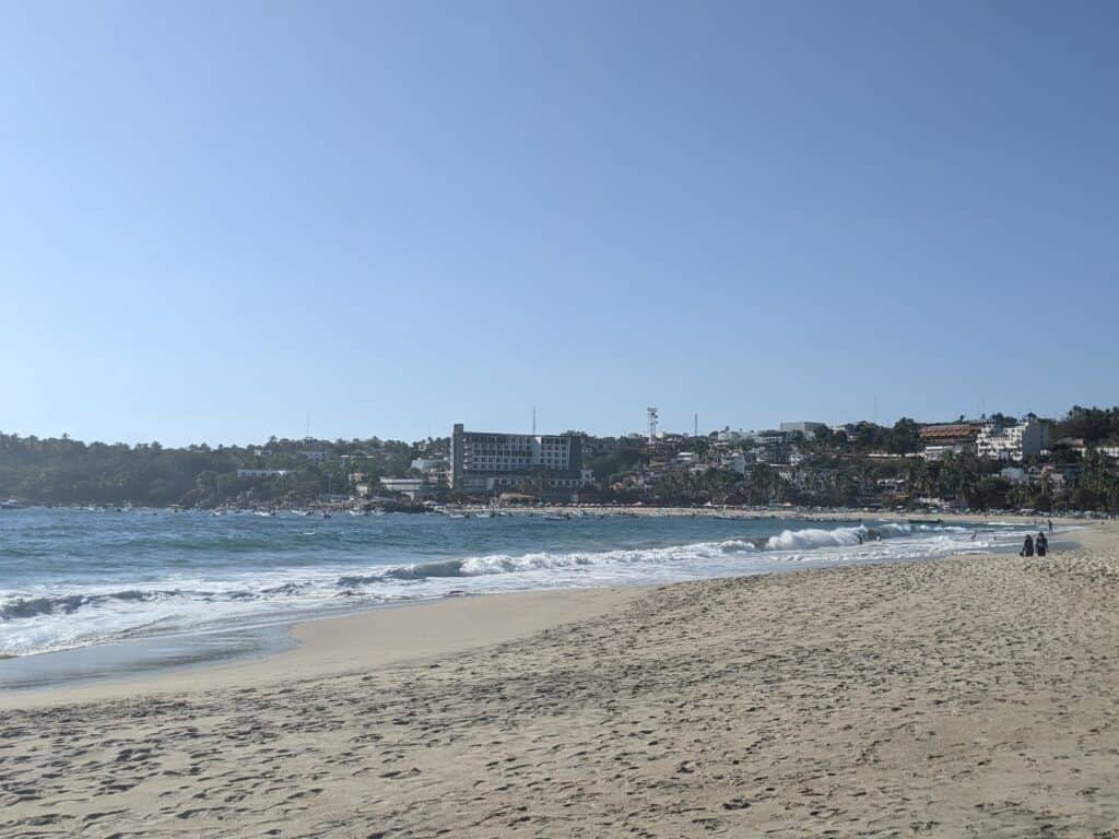 a typical sunny day in Puerto Escondido Oaxaca