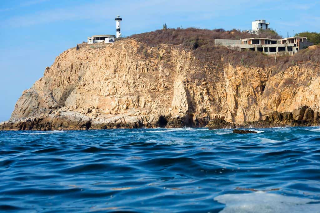 a morning kayak out to the lighthouse and blowhole is one of my favourite tours in Huatulco